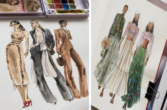 Дизайнер одежды: базовый курс – работы студентов - 4